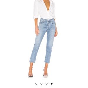 AGOLDE Riley High Rise Crop Jean